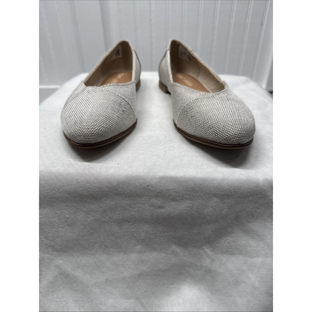 Toms Loafer Women's Flat Beige SlipOns 8W Work Church Everyday Office New No Box - Picture 7 of 16
